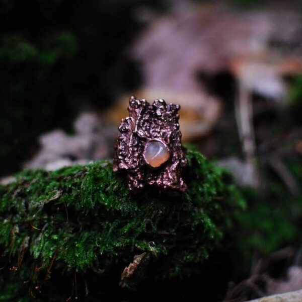 Płomień w Drewnie: Pierścień Mocy z Kory i Karneolu – Amulet Kreatywności i Życiowej Siły Rozmiar 13 Płomień w Drewnie: Pierścień Mocy z Kory i Karneolu – Amulet Kreatywności i Życiowej Siły Rozmiar 13